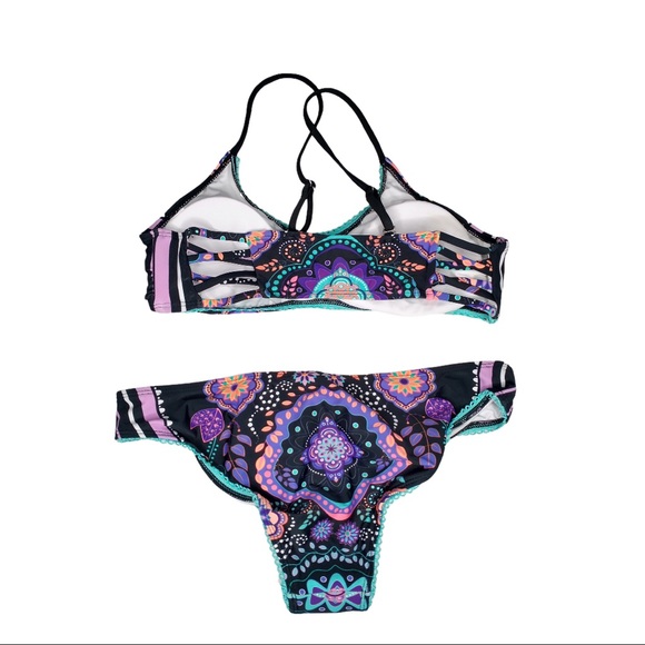 New Cupshe Song of Joy Lace Trim Bikini Set - Picture 2 of 6